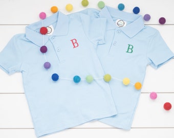 Boy’s Monogram Polo // Toddler Embroidered Polo