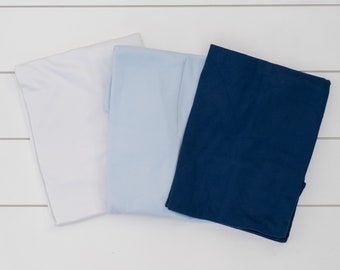 Boys' Monogram Baby Blanket // Embroidered Baby Blanket
