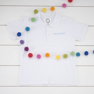 Boy’s Name Polo // Toddler Embroidered Polo