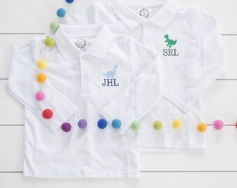 Boy’s Dinosaur Polo // Dinosaur Shirt