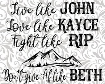 Yellowstone Svg Etsy