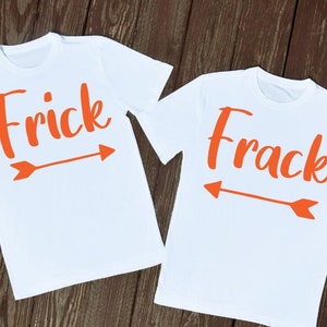 Frick and Frack, Twin Shirts, Couples Shirts, BFF Best Friends Shirts, SVG, cut file silhouette, cricut