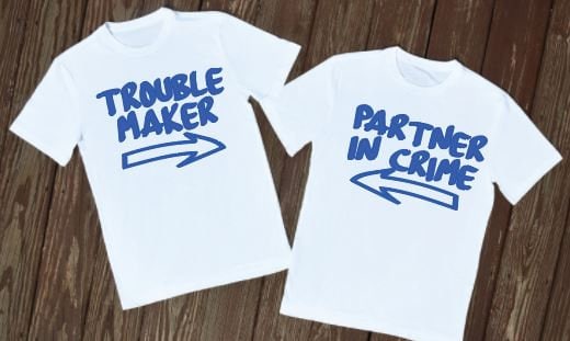 Trouble Maker Partner in Crime Twin 