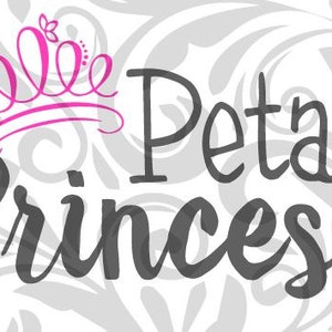 Petal Princess, Flower Girl, Wedding SVG Cut File