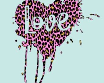 Pink and gold glitter, heart, dripping, Love, SVG,  PNG file,  Cricut, Silhouette, Sublimation,