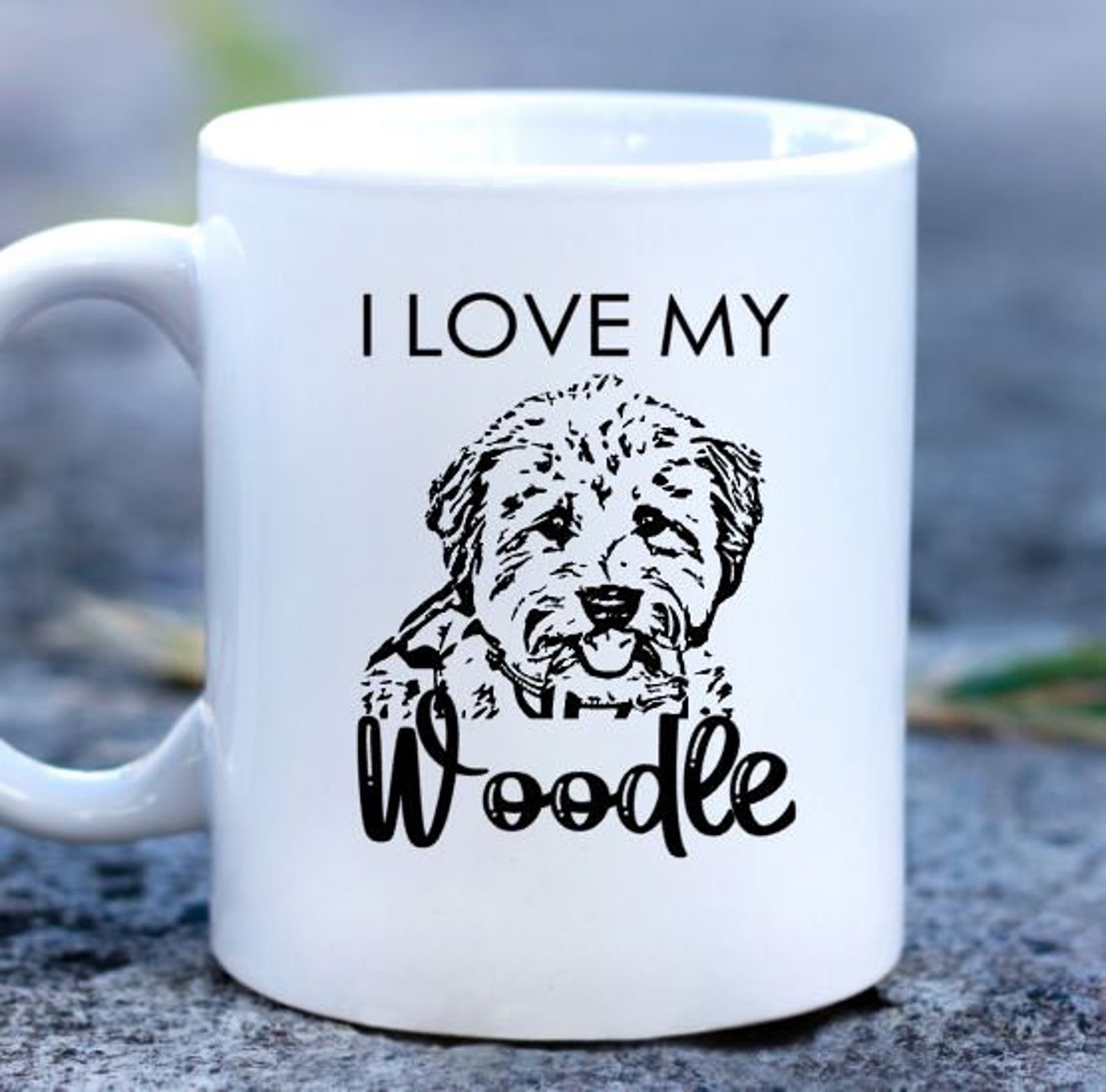 I Love My Woodle PNG SVG File Cricut Silhouette Etsy