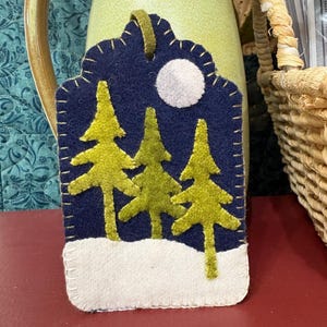 Cedar Trees Wool Tag Kit