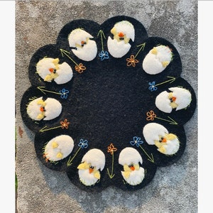 Spring Chick Wool Appliqué Kit