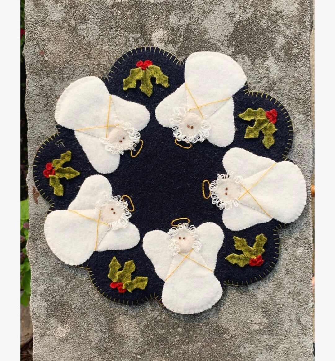 Angel Wool Candle Mat Kit - Etsy