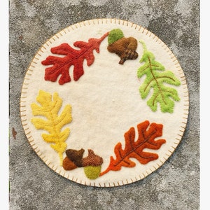 Autumn Wool Candle Mat Kit