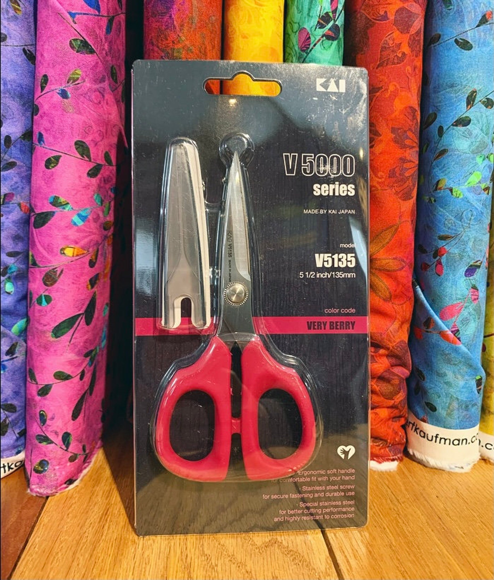 KAI Scissors Very Berry Wool Appliqué Scissors Stainless Etsy