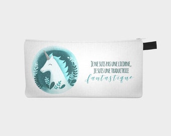 Pencil - box "Unicorn" pouch of makeup "teacher"