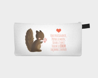 Chest pencil - makeup pouch "Squirrel" for teacher