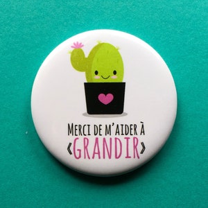 Aimant "Cactus" pour enseignantes et éducatrices