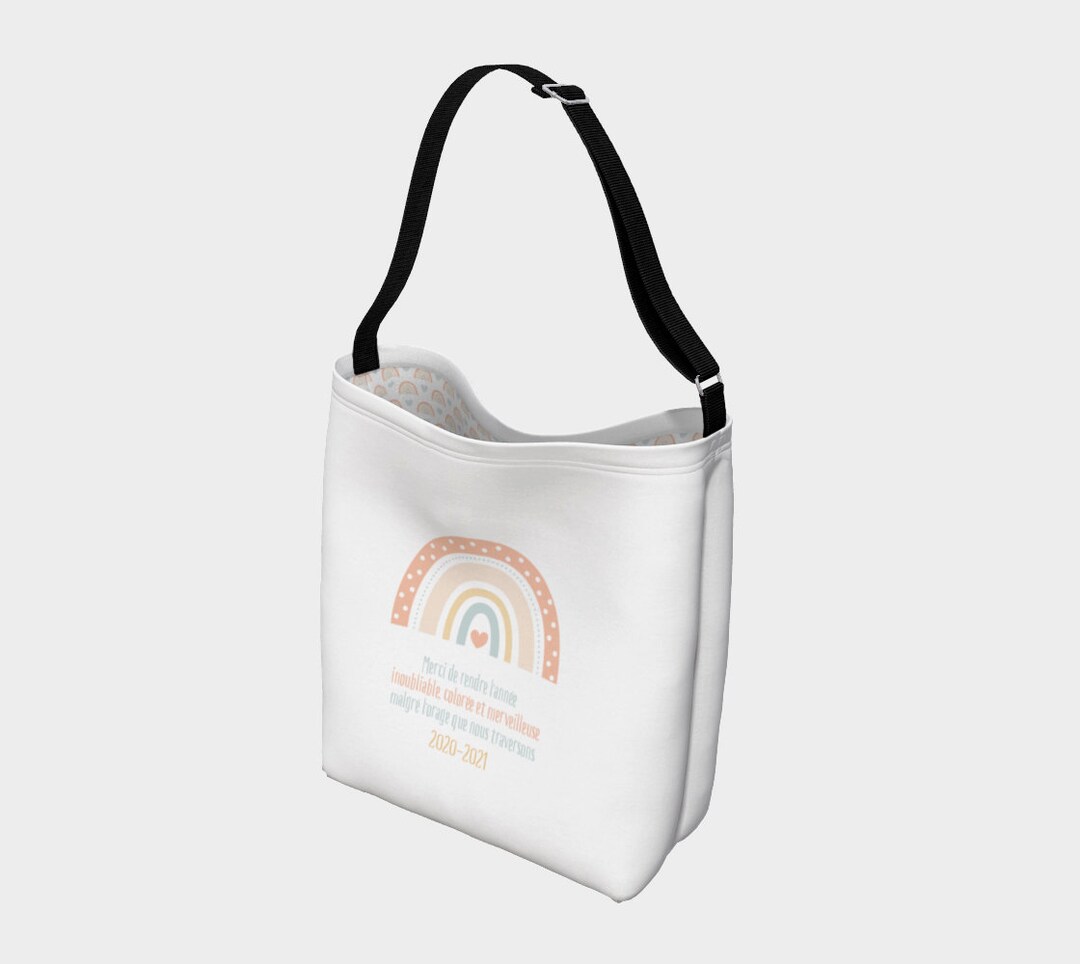 Rainbow Shoulder Bag for Educators and Teachers Etsy