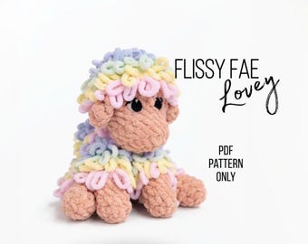 Sheep Lovey Crochet Pattern: Flissy Fae Snuggler (PDF)