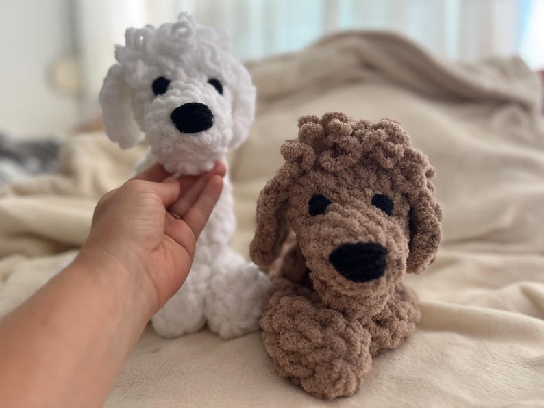 Padrão de Crochê para Cachorro de Pelúcia: Cachorrinho de Pelúcia para Aconchegar (PDF) imagem 9