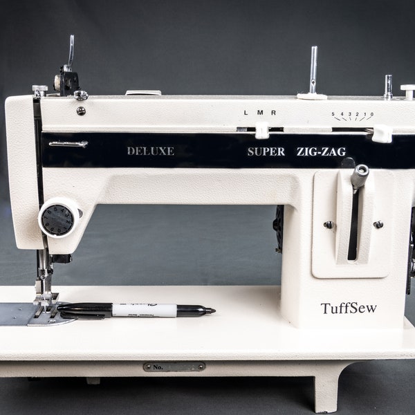 TuffSew ZigZag Walking Foot Sewing Machine - 9" Gate (With 3 extra optional feet included)