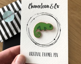 Ucubwfu 4pcs Chameleon Enamel Brooch Set - Crystal Diamond Lizard Pin For Jackets, Bags, Halloween & Christmas