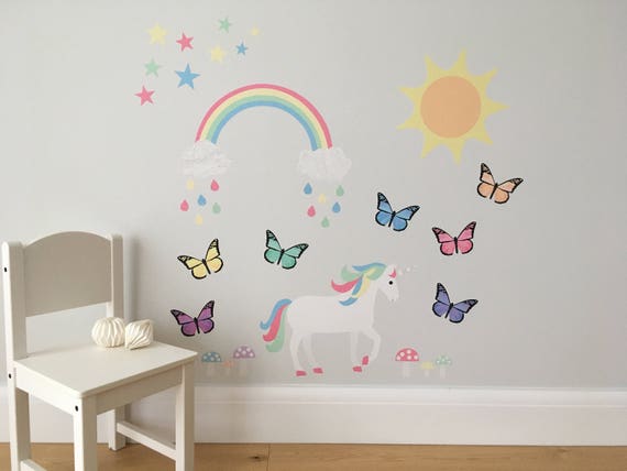 magical woodland wall stickers magical woodland decals | etsy