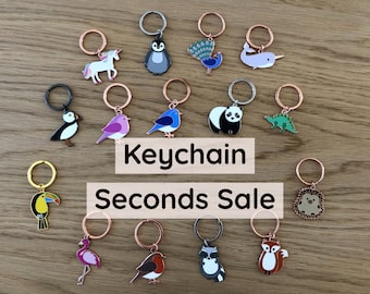 Enamel Keyring Seconds Sale, Enamel Keyring Seconds, Keyring Sale, Discounted Keyring, Defective Sale, Second Quality, Flawed, B Grade