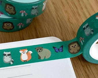 Woodland Animals Washi Tape