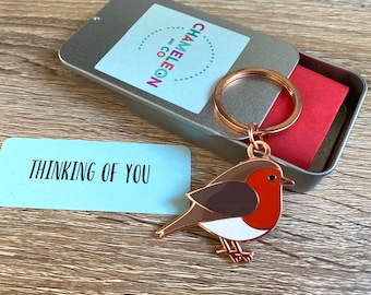 Thinking Of You Robin Keyring Gift