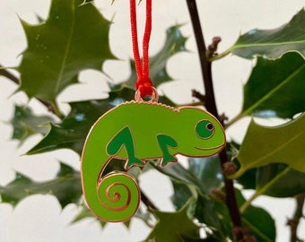 Chameleon Christmas Decoration, Chameleon Hanging Decoration, Chameleon Christmas Bauble, Chameleon Christmas Tree Decoration, Chameleon