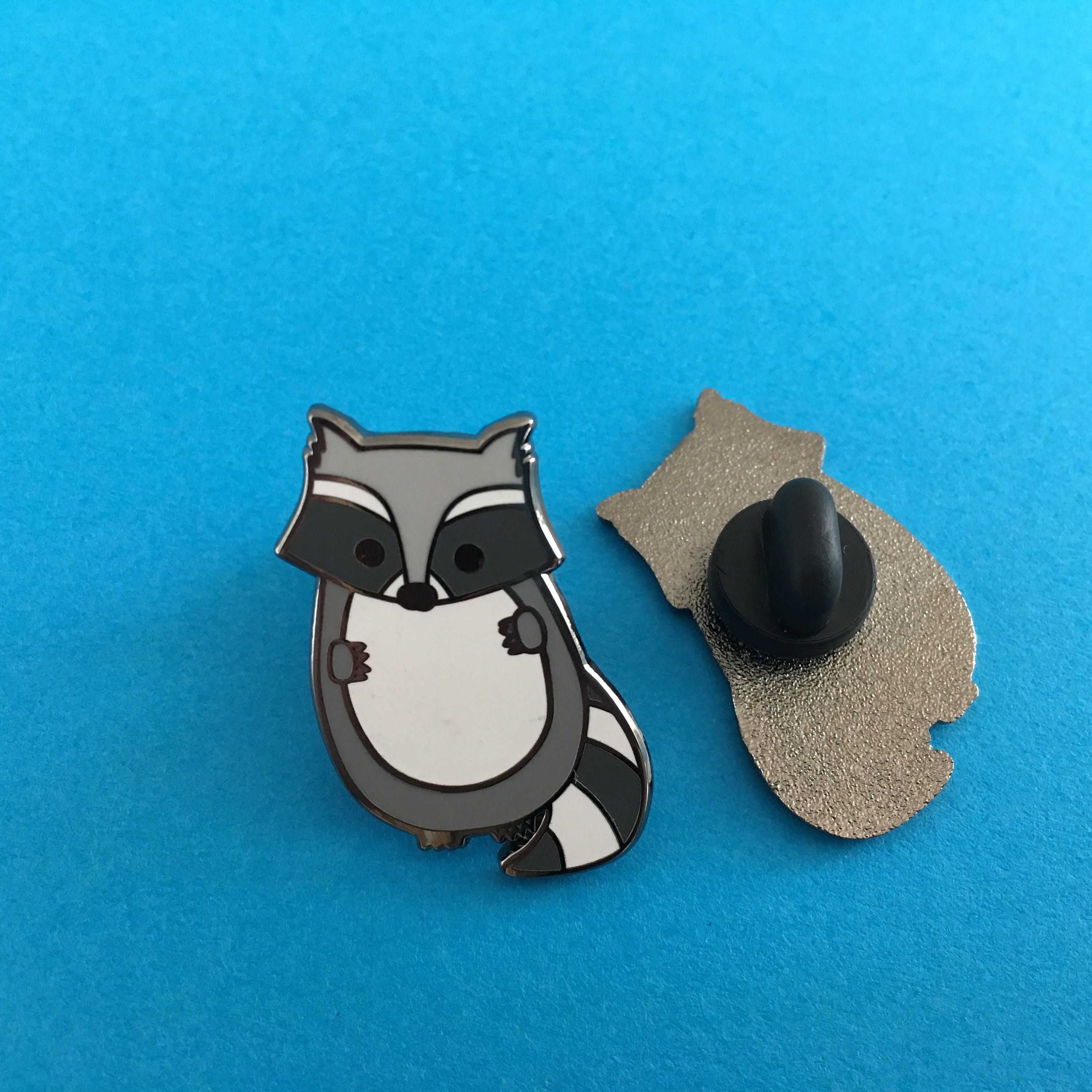 Raccoon Pin Badge Cute Stocking Filler Raccoon Gift Raccoon Etsy