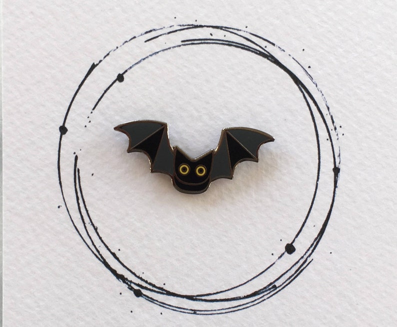 Bat Enamel Pin Bat Pin Bat Pin Badge Bat Badge Bat Lapel Etsy UK