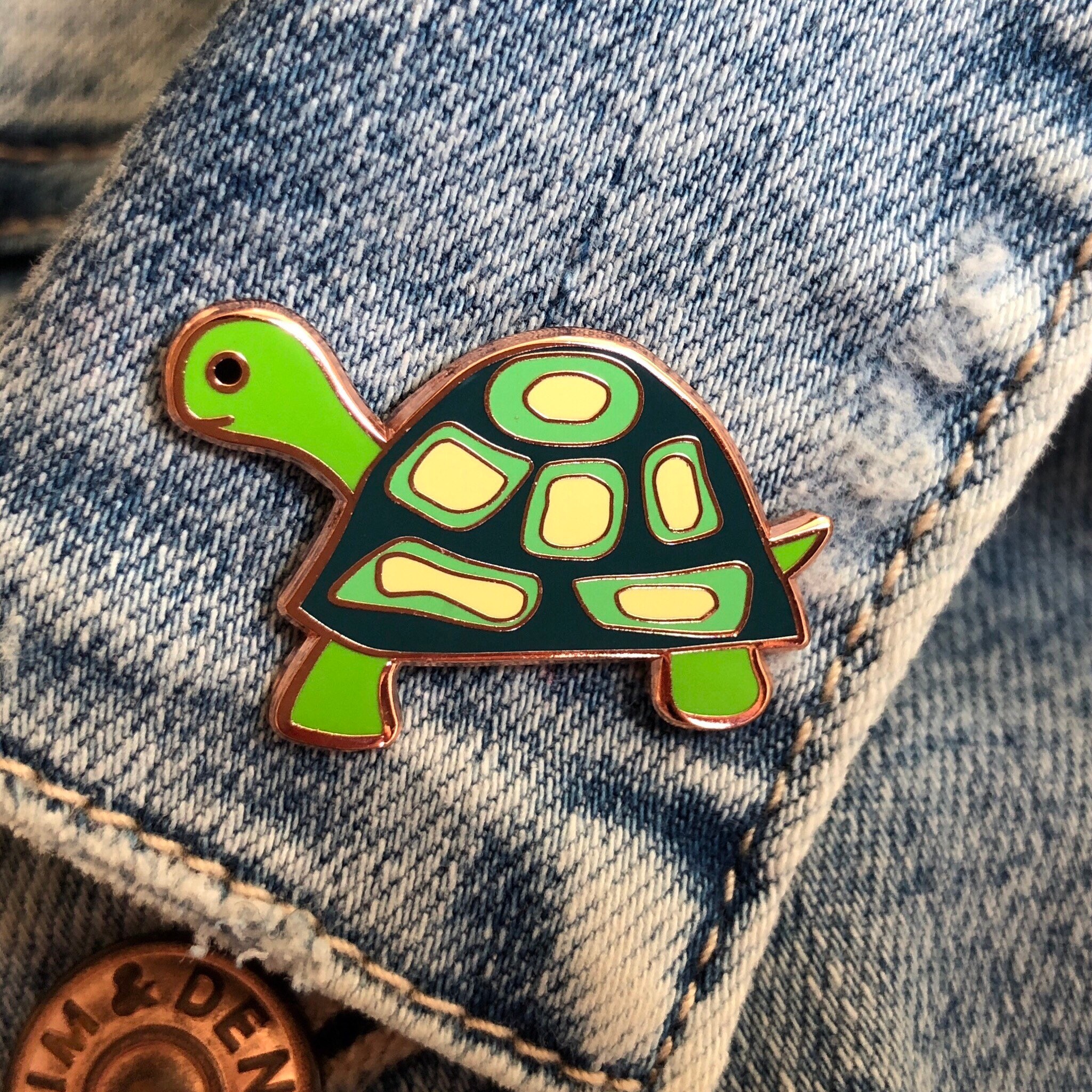 Turtley Awesome Pin Badge Awesome Pin Turtle Pin Turtle Etsy