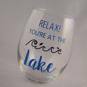 Lake Gift, Lake Wine Glass, Lake Wine Glasses, Lake, Stemless Wine Glass, Stemless Wine Glasses, Lake Glass, Lake Glasses