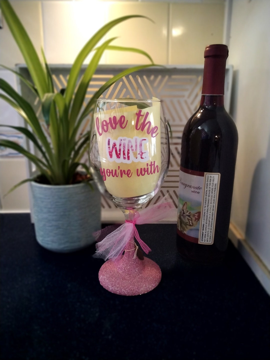 Love the Wine You're With, Wine Lover Gift, Birthday Gift, Gift for Her ...