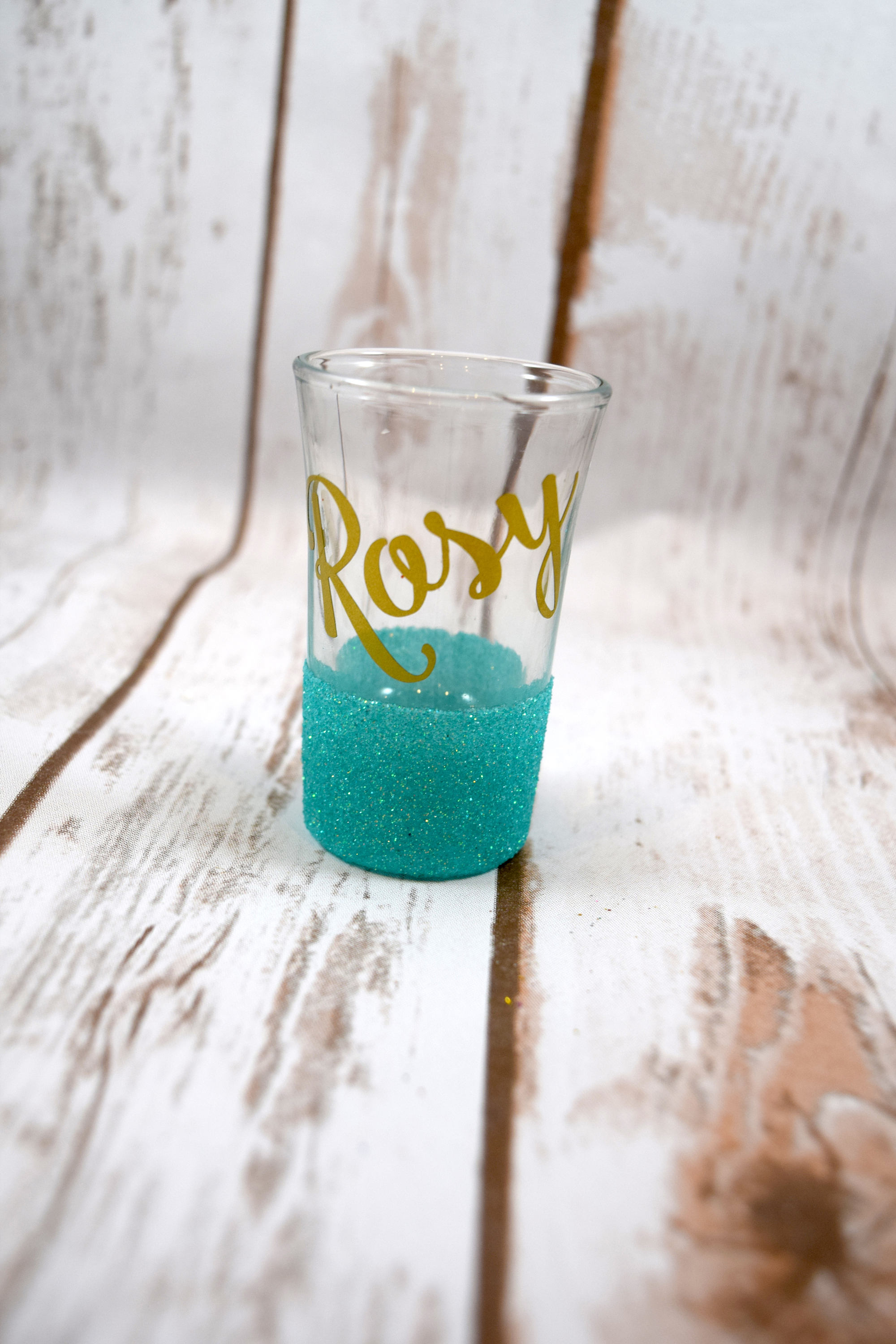 Personalized Shot Glass Glitter Shot Glass Custom Shot Etsy