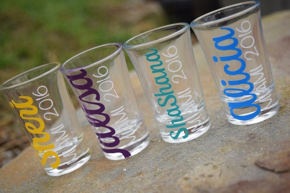 girls trip shot glasses