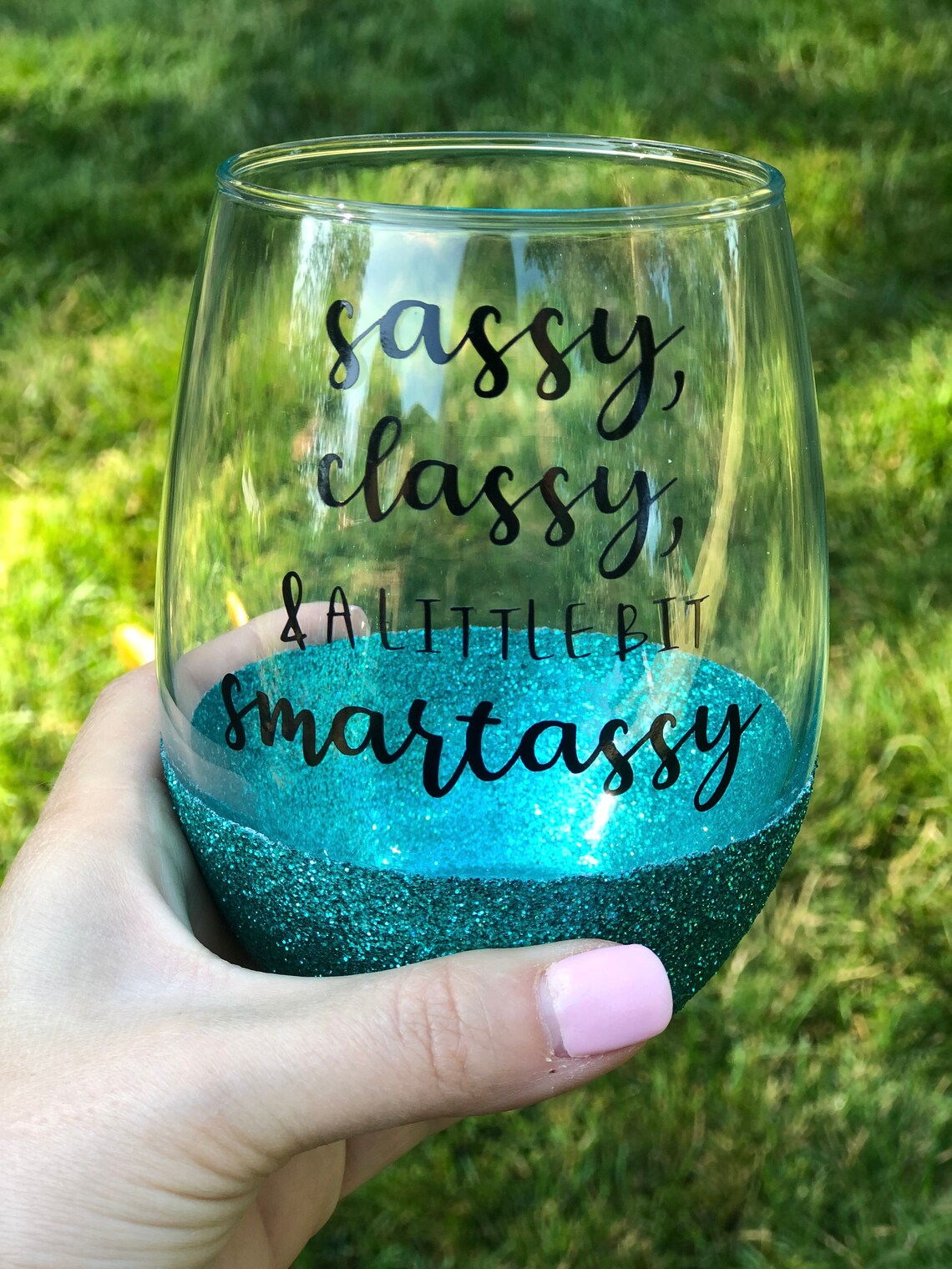 Funny Wine Glass Funny Wine Glasses Glitter Wine Glass Etsy