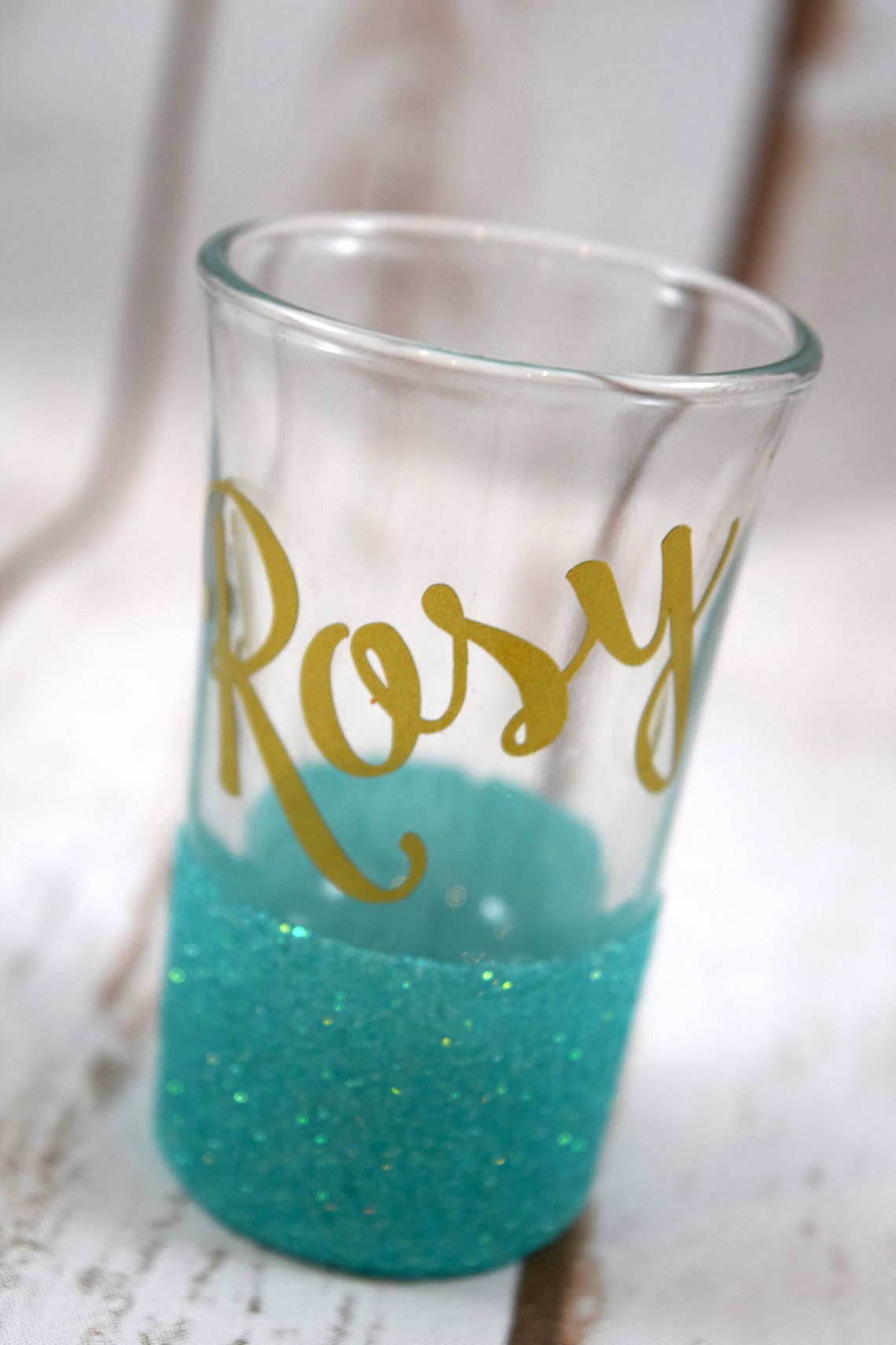 Personalized Shot Glass Glitter Shot Glass Custom Shot Etsy