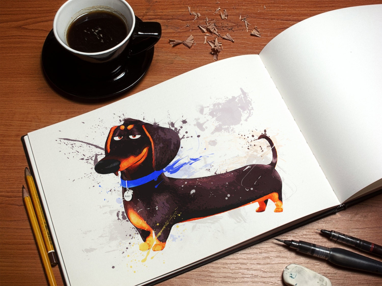 The Secret Life of Pets Buddy the Dachshund pets Etsy