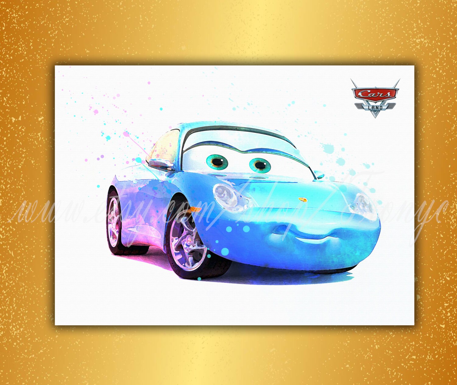 LIGHTENING MCQUEEN'S GIRLFRIEND Sally Carrera Cars Etsy