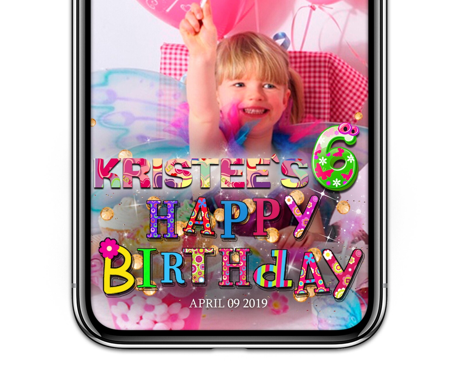 Birthday Snapchat Filter Snapchat Geofilter Birthday FOR Etsy