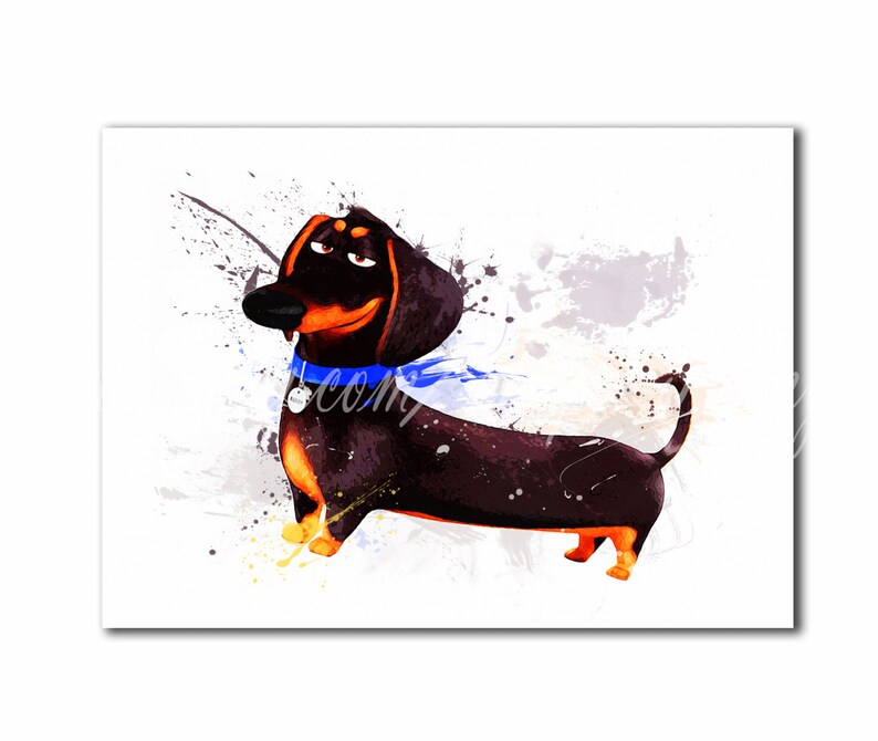 The Secret Life of Pets Buddy the Dachshund pets Etsy