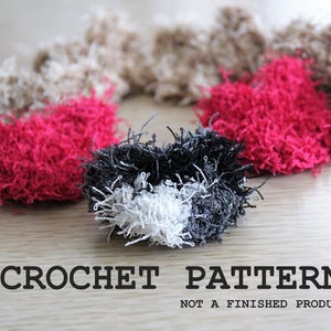 CROCHET PATTERN FaceHeart Exfoliator image 1