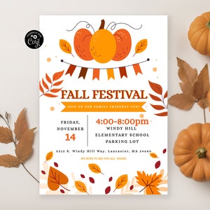 Herbstfest Einladungsvorlage: Erntedankfest (Digital)