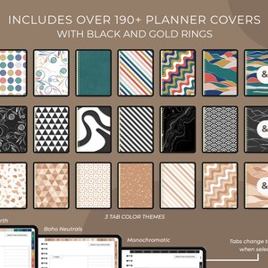 All in One Digital Planner, 2023 Planner, 2024, 2025, GoodNotes Planner, iPad Planner, Dated Digital Planner,Notability Planner, Horizontal image 10