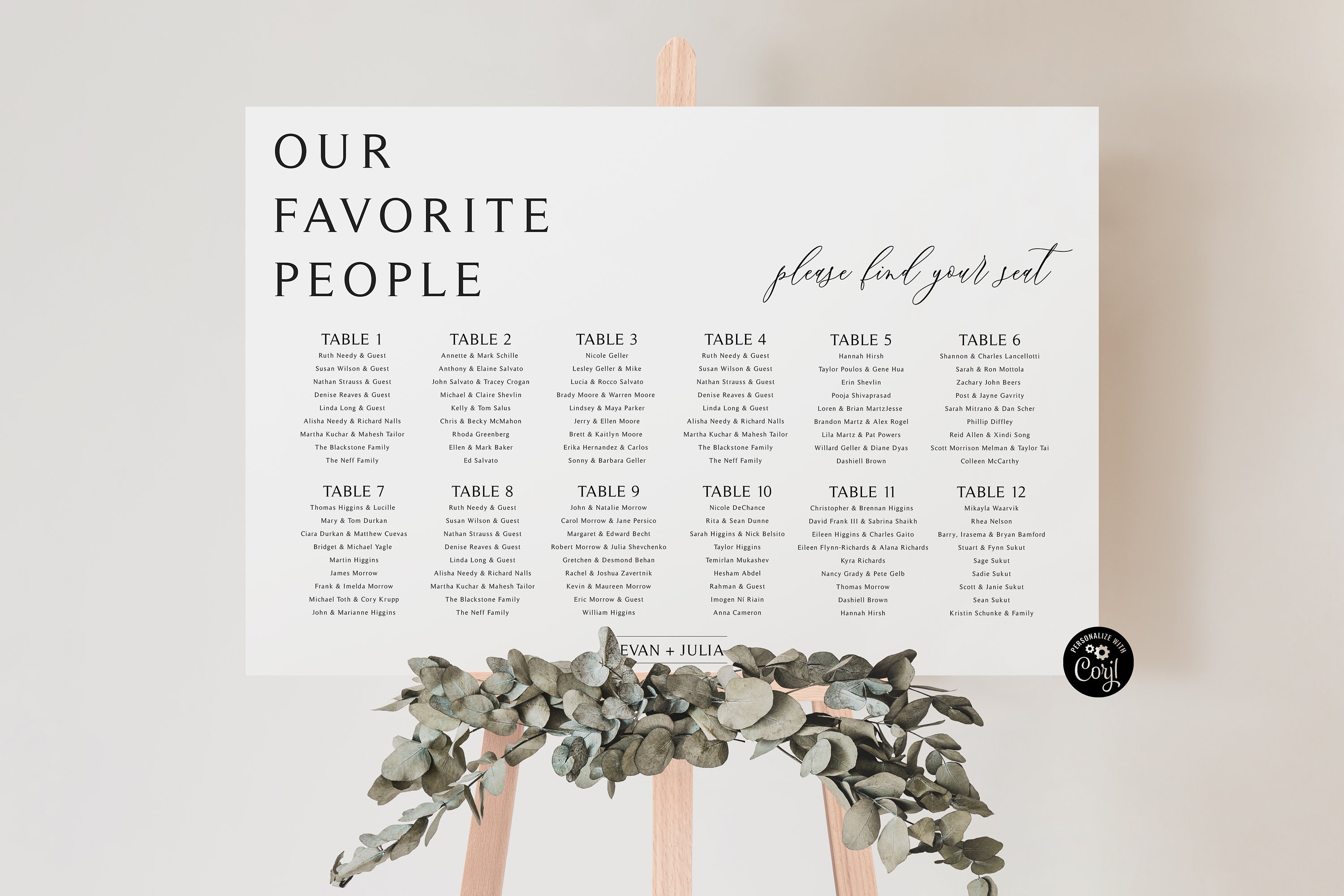 Favors for Our Favorite People Sign - Etsy, image size:3000x2000