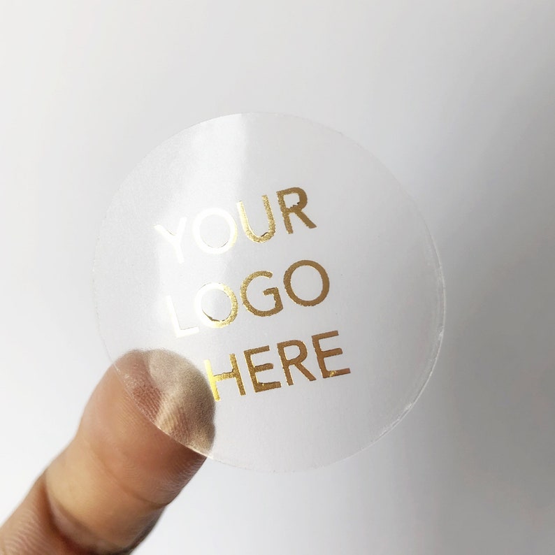 Custom logo stickers custom business stickers business etsy