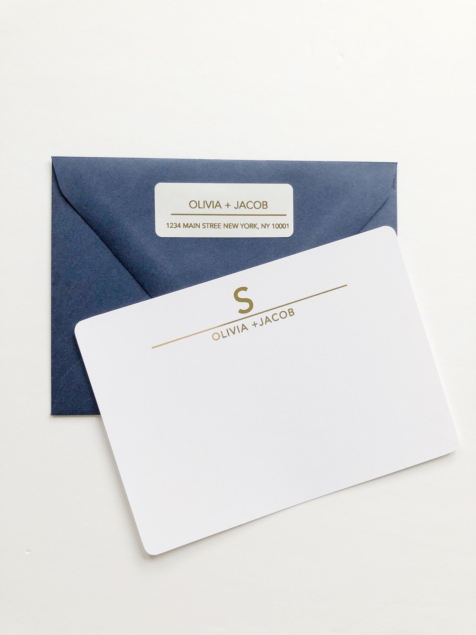 Custom Foil Return Address Labels Wedding Envelope Etsy