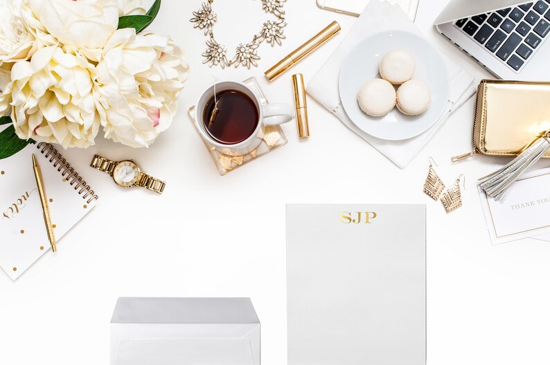 Gold Foil Stationery Stationery Stationery Set Letterhead Etsy