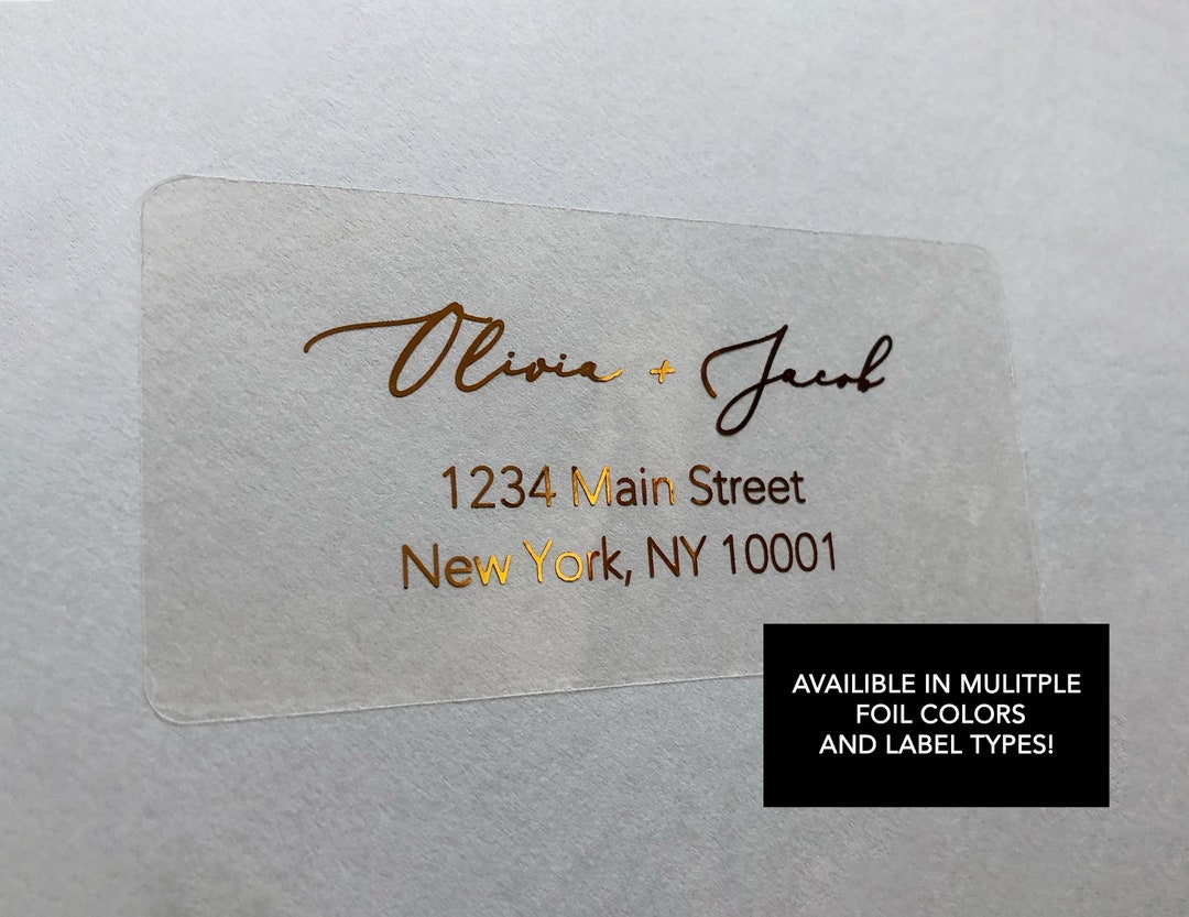 Recipient Address Labels, Wedding Guest Address Labels, RSVP Labels