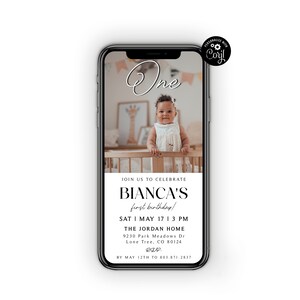 Photo Birthday Party Invitation, Birthday Invitation Template, Kids Birthday Party Invite, Photo Invitation, Electronic Invite, Any Age